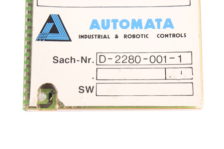 AUTOMATA D-2280-001-1 VME PKS-CPU