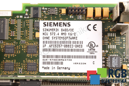 SIEMENS 6FC5357-0BB23-0AE0 VERSION C SINUMERIK 840D/DE NCU 572.4 AMD K6-2