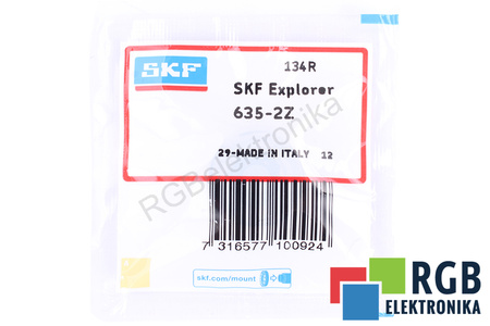 SKF 635-2Z 5X19X6 5X19X6 2.34KN, 0.95KN LOŽISKO
