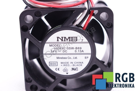 MINEBEA 1608VL-05W-B69 40X40X20MM 24VDC VENTILÁTOR
