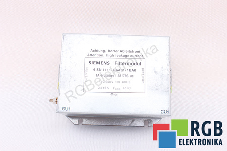 SIEMENS 6SN1111-0AA01-1BA0 FILTER