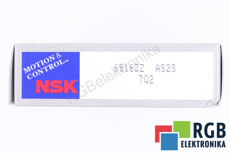 NSK 6816ZZ 80X100X10 12.7KN, 14.5KN LOŽISKO