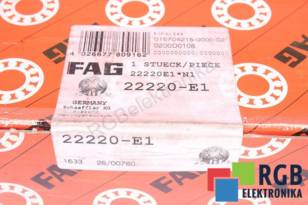 FAG 22220-E1 100X180X46 LOŽISKO