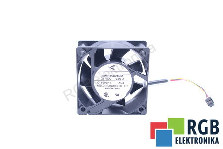 MELCO TECHNOREX MMF-06D24DM-AC4 60X60X25MM, 24V, 0.06A VENTILÁTOR