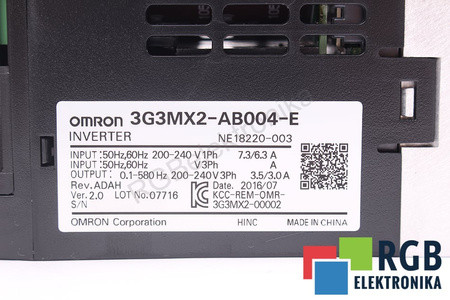 OMRON 3G3MX2-AB004-E