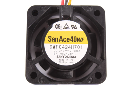 SANYO DENKI 9WF0424H701 40X40X15M, 24V VENTILÁTOR