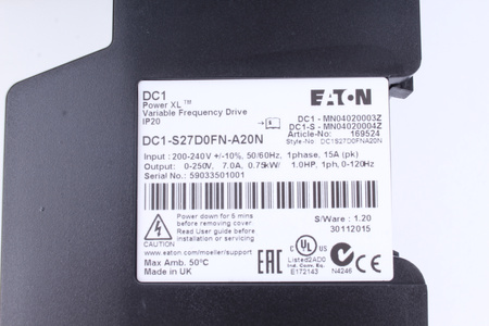 EATON IDT DC1-S27D0FN-A20N EATON DC1
