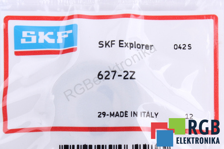 SKF 627-2Z 7X22X7, 3.45KN, 1.37KN LOŽISKO