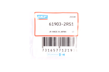 SKF 61903-2RS1 17X30X7 LOŽISKO