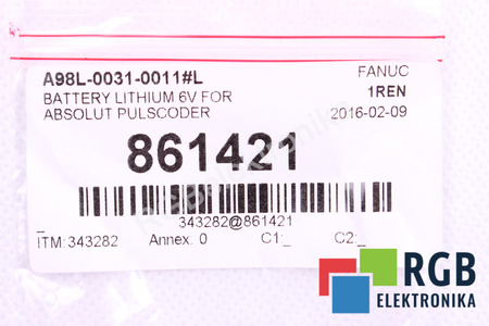 PANASONIC BR-AGCF2W A98L-0031-0011#L 6V BATÉRIA