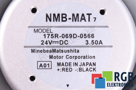 MINEBEA 175R-069D-0566 175X40MM 24V, 3.5A VENTILÁTOR