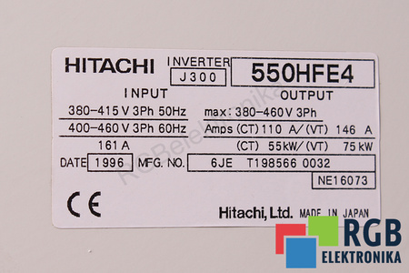 HITACHI 550HFE4 J300550HFE4