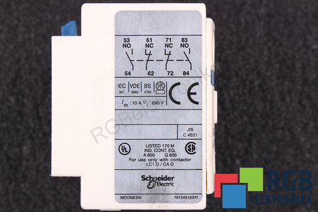 TELEMECANIQUE LADN22 690V 10A 2NO 2NC