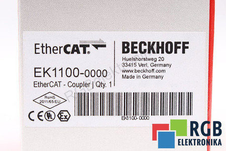 BECKHOFF EK1100 ETHERCAT-COUPLER