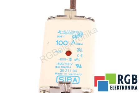 ISTIČ SIBA NH1-100 2021134 ULTRARAPID 100A 690/700V