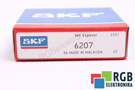 SKF 6207 35X72X17 20000RPM, 13000RPM, 35X72X17 27KN, 15.3KN LOŽISKO