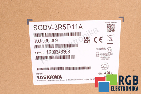 YASKAWA SGDV-3R5D11A SERVOPACK SIGMA V