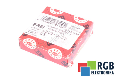 FAG 6202-C-2Z-C3 15X35X11 8.9KN, 3.75KN LOŽISKO