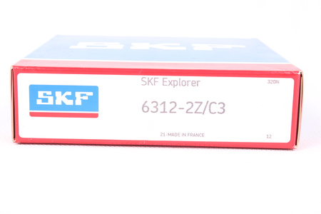 SKF 6312-2Z/C3 60X130X31 11000RPM, 5600RPM, 85.2KN, 52KN LOŽISKO