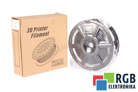 FLASHFORGE 1,75MM PETG FILAMENT 0.5KG BLACK VONKAJŠÍ ROZMER CIEVKY 180MM, VNÚTORNÝ ROZMER CIEVKY 50MM, ŠÍRKA CIEVKY 45MM