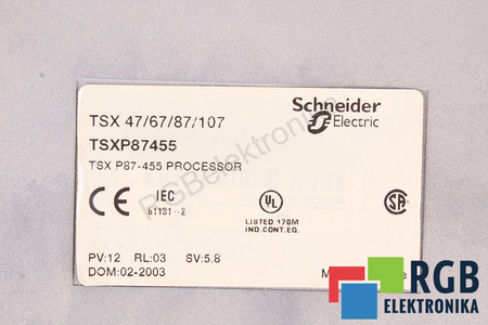 SCHNEIDER ELECTRIC TSXP87455 TSX P7-455
