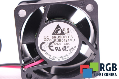 DELTA EUB0424MD 40X40X20MM, 24V VENTILÁTOR