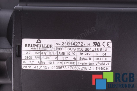 BAUMÜLLER DSCG056S64U38-5UL 2.7KW