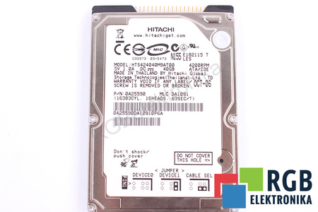 HITACHI HTS4240M9AT00 TRAVELSTAR 2.5" 40GB ATA/IDE