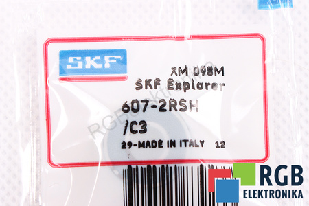 SKF 607-2RSH/C3 85000RPM, 24000RPM, 7X19X6 2.34KN, 0.95KN LOŽISKO