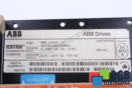 ABB AAD6301AV4 GNT2018001R0003