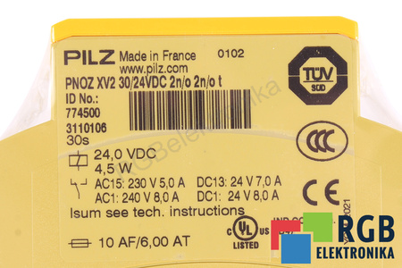 PILZ PNOZ XV2 774500 BEZPEČNOSTNÉ RELÉ
