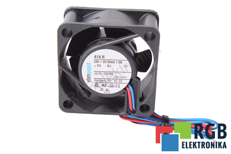 EBM PAPST 414H 40X40X20MM, 24V VENTILÁTOR