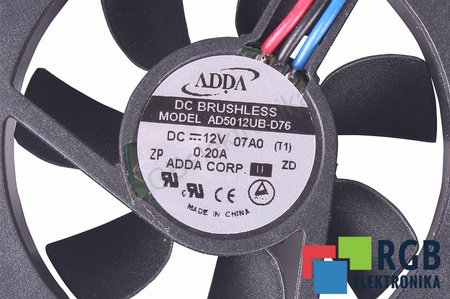 ADDA AD5012UB-D76 50X50X15MM, 12V VENTILÁTOR