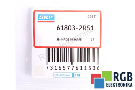 SKF 61803-2RS1 17X26X5 LOŽISKO