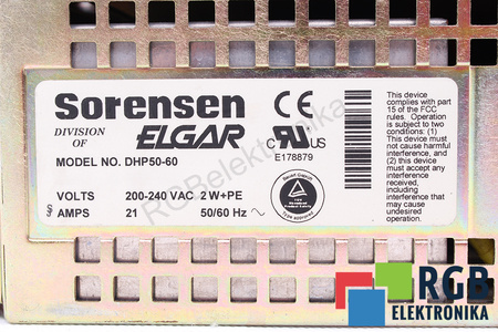 AMETEK DHP50-60 SORENSEN/ELGAR