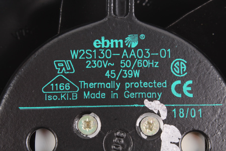 EBM PAPST W2S130-AA03-01 7855ES 150X55MM, 0.045KW, 230V, 0.31A VENTILÁTOR