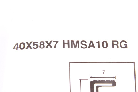 SKF 40X58X7 HMSA10 RG TESNENIE