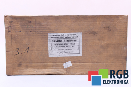 SIEMENS 6SN1111-0AA01-1BA0 FILTER