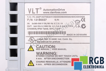 DANFOSS FC-302P1K5T5E 131B0037