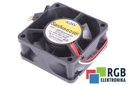 SANYO DENKI 9WF0624H4D03 60X60X25MM, 24V VENTILÁTOR