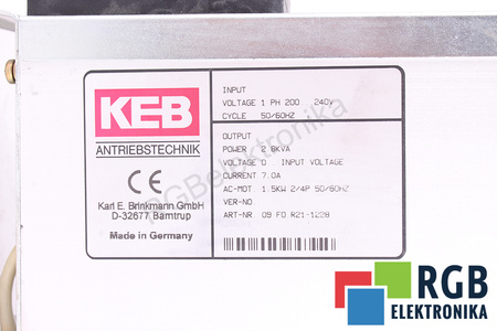 KEB 09.F0.R21-1228 COMBIVERT