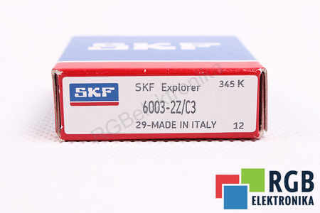 SKF 6003-2Z/C3 17X35X10 3.25KN, 6.37KN LOŽISKO