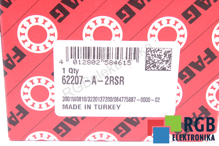 FAG 62207-A-2RSR 35X72X23 LOŽISKO