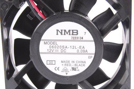 NMB TECHNOLOGIES 06020SA-12L-EA-00 60X60X20MM, 12V VENTILÁTOR