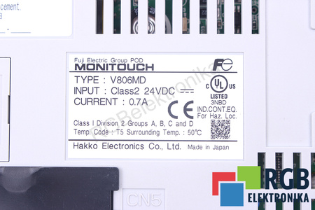 FUJI ELECTRIC V806MD 5.7" MONITOUCH