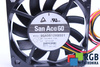 SANYO DENKI 9GA0612H9001 SAN ACE 60 60X60X10MM, 12V, 0.14A VENTILÁTOR