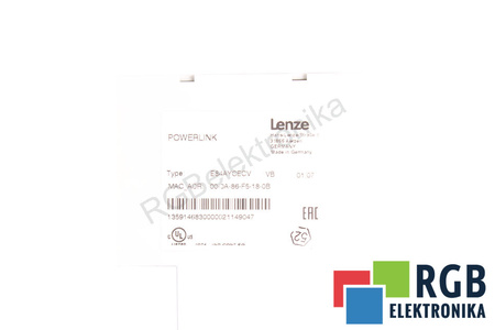 LENZE E84AVHCE3024SBS-ECKXX INVERTER E84AVHCE3024SB+E84AYCECV+EZAEBK1001