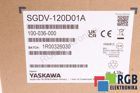 YASKAWA SGDV-120D01A SERVOPACK SIGMA V