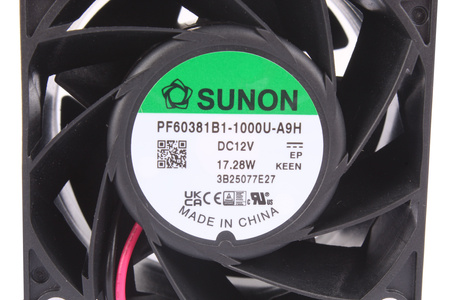 SUNON PF60381B1-1000U-A9H 60X60X38MM 12V 17.28W VENTILÁTOR