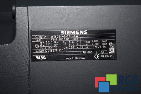 SIEMENS 1FT6084-8AC71-1AA0